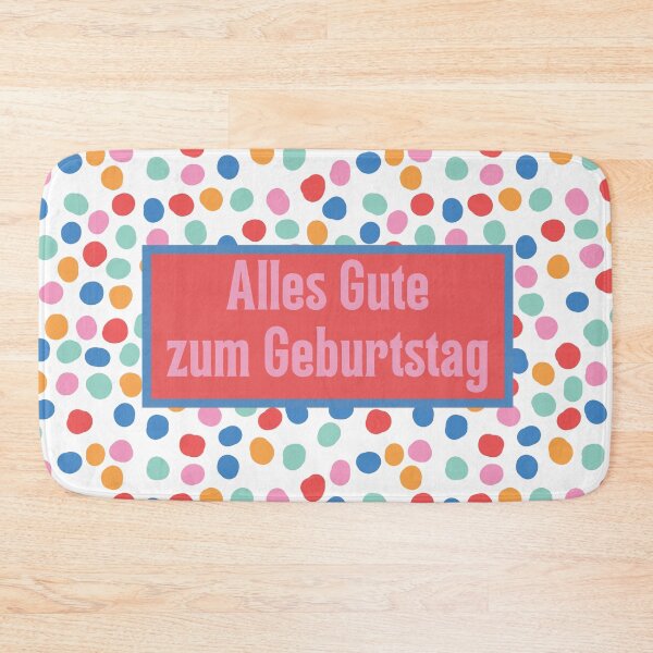 Item preview, Alles Gute zum Geburtstag, happy birthday in German, German birthday designed and sold by Pommallina.