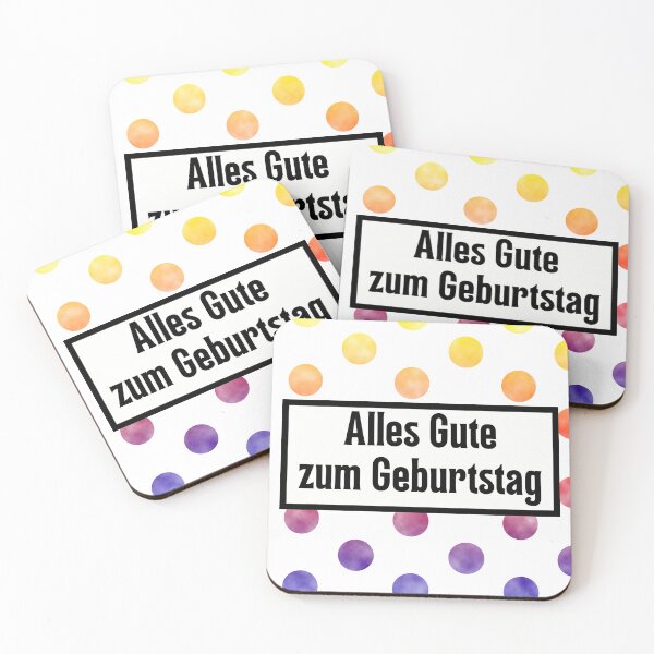 Item preview, Alles Gute zum Geburtstag, happy birthday in German, German birthday designed and sold by Pommallina.