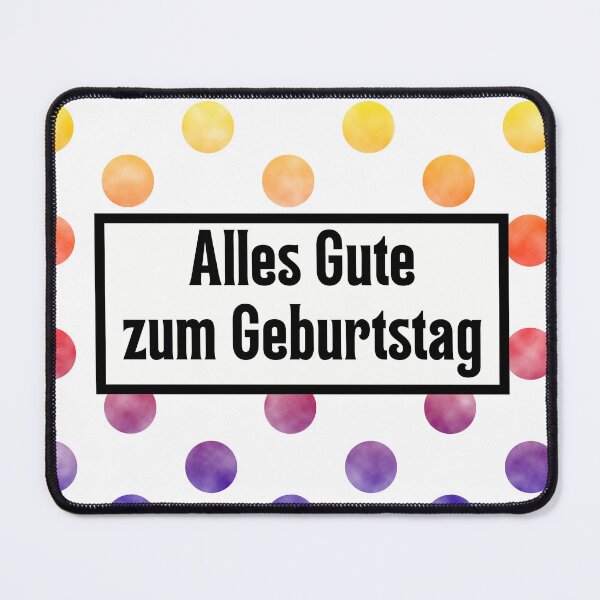 Item preview, Alles Gute zum Geburtstag, happy birthday in German, German birthday designed and sold by Pommallina.