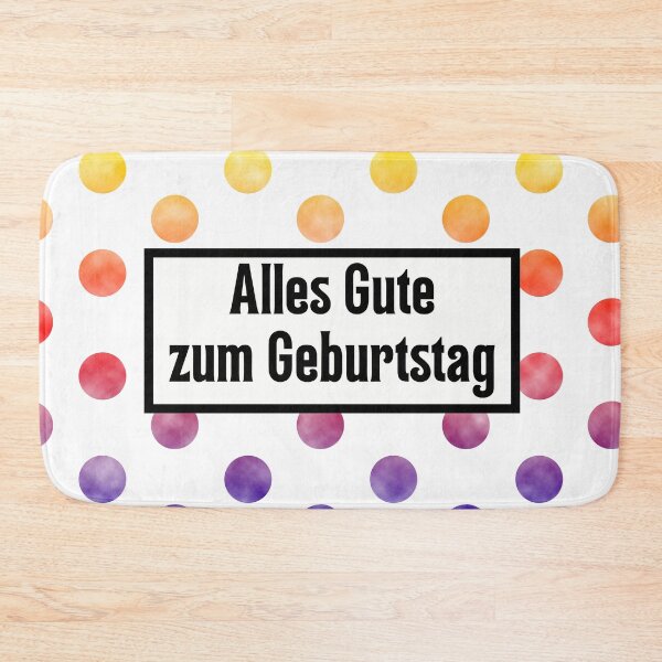 Item preview, Alles Gute zum Geburtstag, happy birthday in German, German birthday designed and sold by Pommallina.