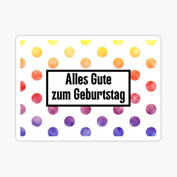 Artikel-Vorschau von Alles Gute zum Geburtstag, alles Gute zum Geburtstag auf Deutsch, deutscher Geburtstag, designt und verkauft von Pommallina.