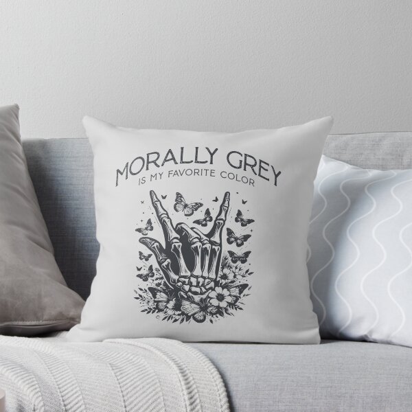 Item preview, Morally Grey is my favorite color -  the perfect bookish merch for spicy readers.  designed and sold by catiamoc-WTS.