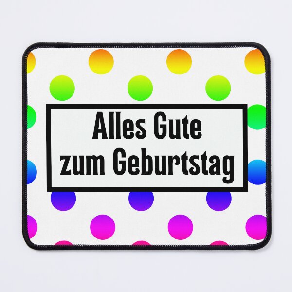 Item preview, Alles Gute zum Geburtstag, happy birthday in German, German birthday designed and sold by Pommallina.