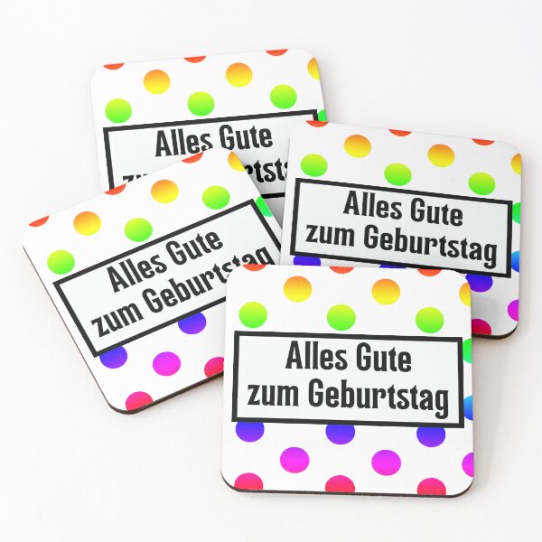 Item preview, Alles Gute zum Geburtstag, happy birthday in German, German birthday designed and sold by Pommallina.