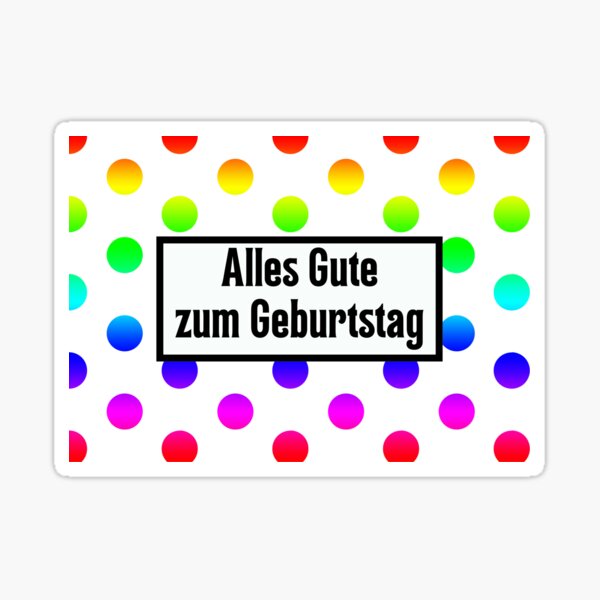 Artikel-Vorschau von Alles Gute zum Geburtstag, alles Gute zum Geburtstag auf Deutsch, deutscher Geburtstag, designt und verkauft von Pommallina.