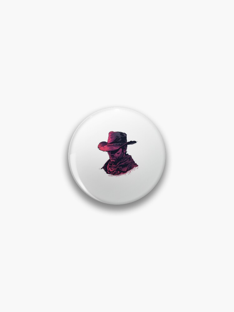 Thumbnail 1 of 3, Pin, Cowboy designed and sold by ReviveDesigne.