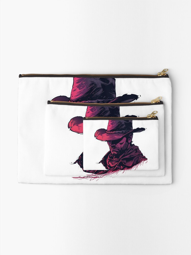 Thumbnail 2 of 4, Zipper Pouch, Cowboy designed and sold by ReviveDesigne.