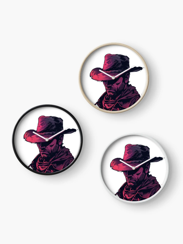 Thumbnail 3 of 4, Clock, Cowboy designed and sold by Revived Design.