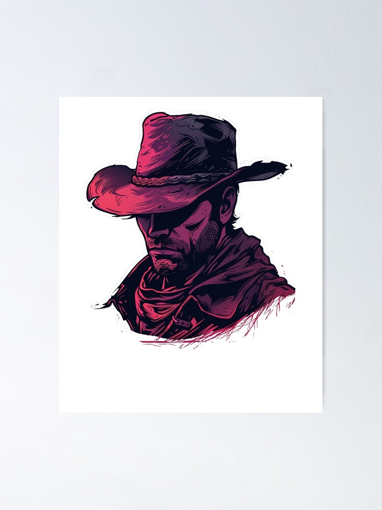 Thumbnail 1 von 3, Poster, Cowboy designt und verkauft von ReviveDesigne.