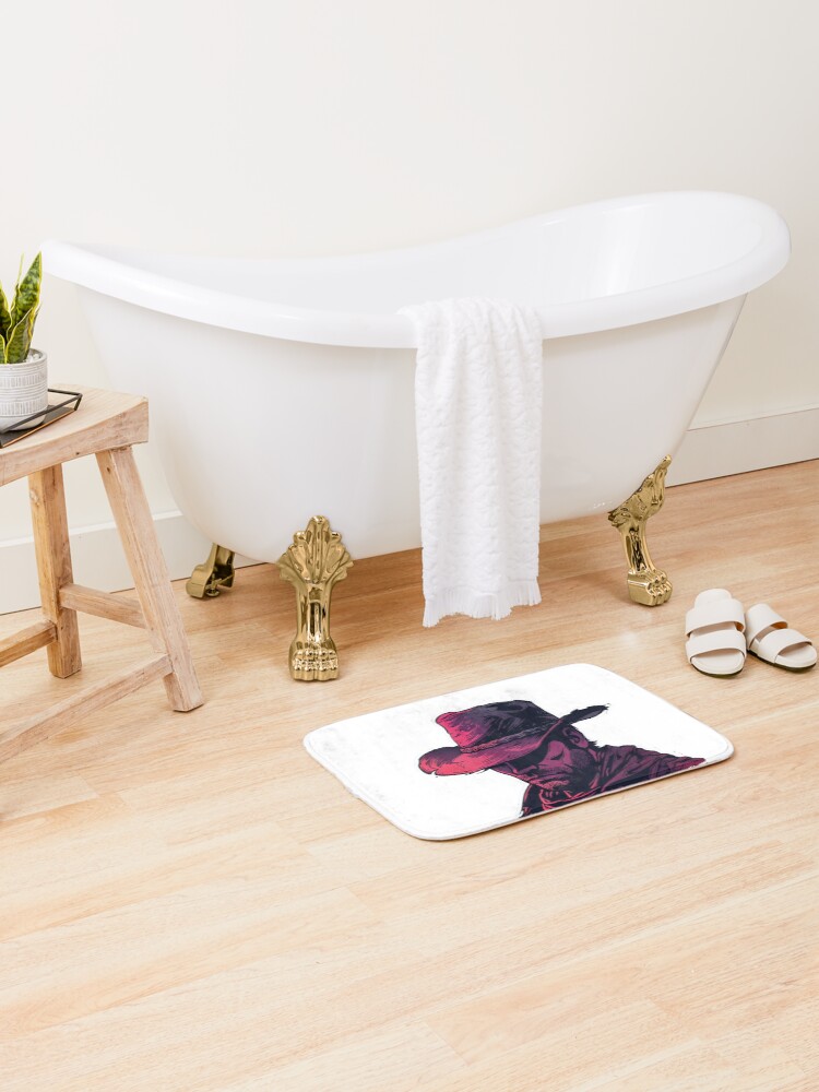 Thumbnail 2 of 6, Bath Mat, Cowboy designed and sold by ReviveDesigne.