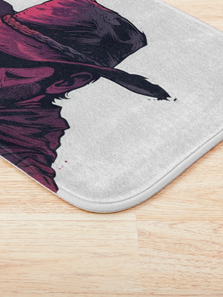 Thumbnail 3 of 6, Bath Mat, Cowboy designed and sold by Revived Design.