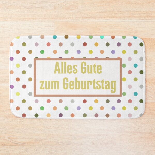 Item preview, Alles Gute zum Geburtstag, happy birthday in German, German birthday designed and sold by Pommallina.