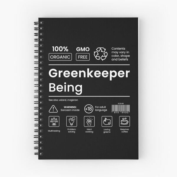 Item preview, Greenkeeper Being - MultiTasking Certified designed and sold by mysistersays.