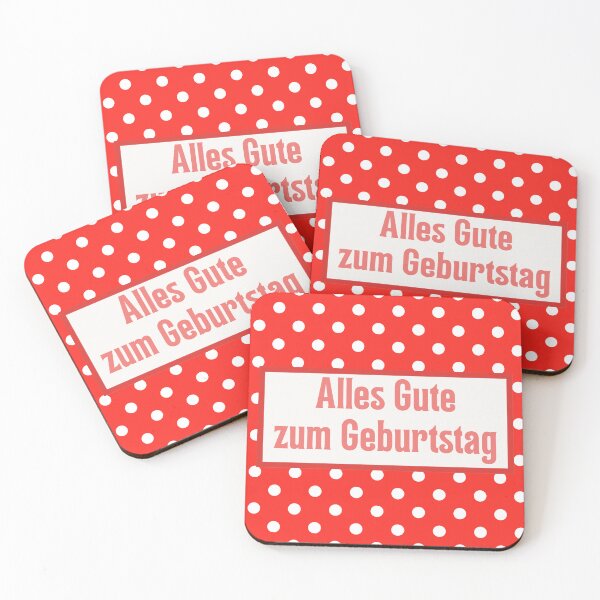 Item preview, Alles Gute zum Geburtstag, happy birthday in German, German birthday designed and sold by Pommallina.