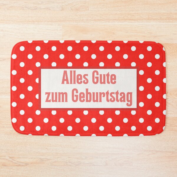 Item preview, Alles Gute zum Geburtstag, happy birthday in German, German birthday designed and sold by Pommallina.