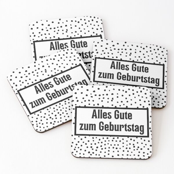 Item preview, Alles Gute zum Geburtstag, happy birthday in German, German birthday designed and sold by Pommallina.