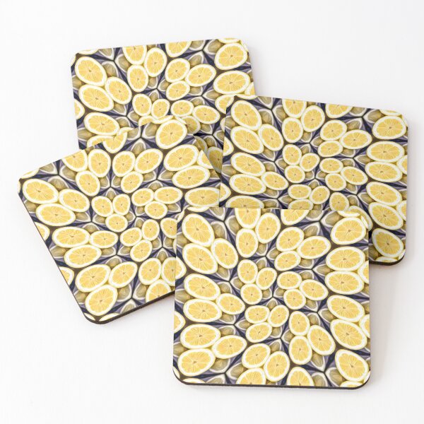 Item preview, Patrón de limones amarillos designed and sold by Patternflower.