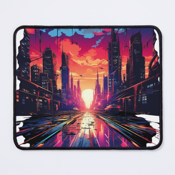 Item preview, Futuristic cityscape designed and sold by Revived Design.
