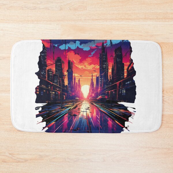 Item preview, Futuristic cityscape designed and sold by Revived Design.