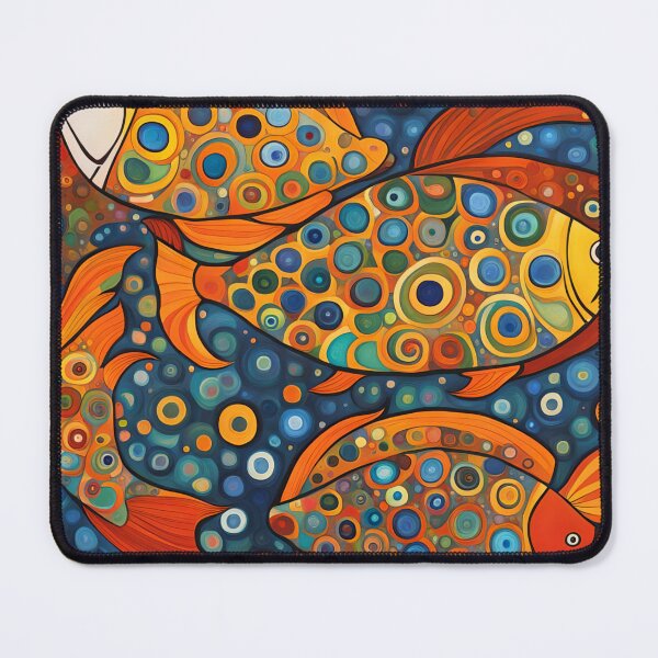 Item preview, Klimt fish designed and sold by Joanne Walsh.