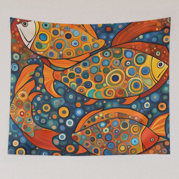 Item preview, Klimt fish designed and sold by Joanne Walsh.