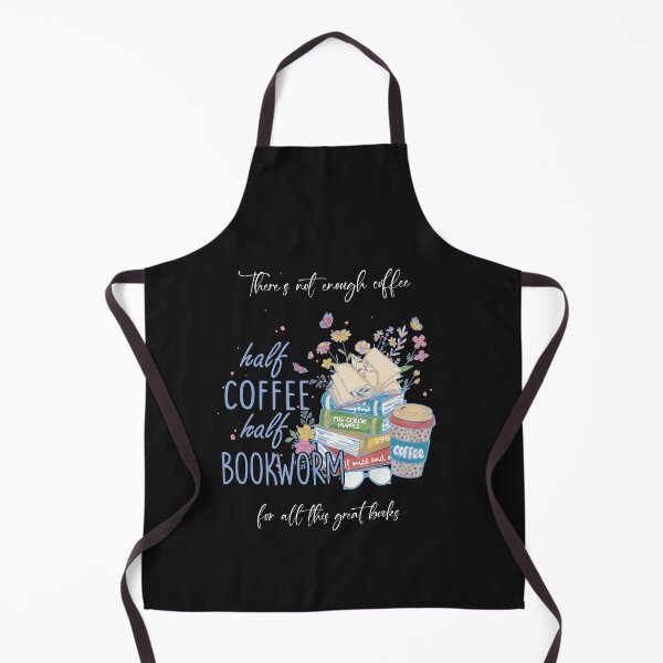 Item preview, Half coffee, half bookworm. Design with a meaningful saying in English designed and sold by Pflugart.
