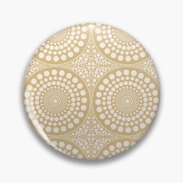 Item preview, Golden Yellow Circles Print, Geometric Pattern designed and sold by technicolorable_art.