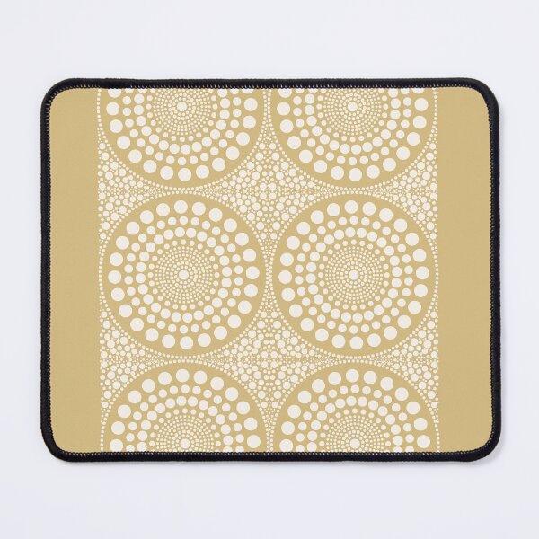 Item preview, Golden Yellow Circles Print, Geometric Pattern designed and sold by technicolorable_art.