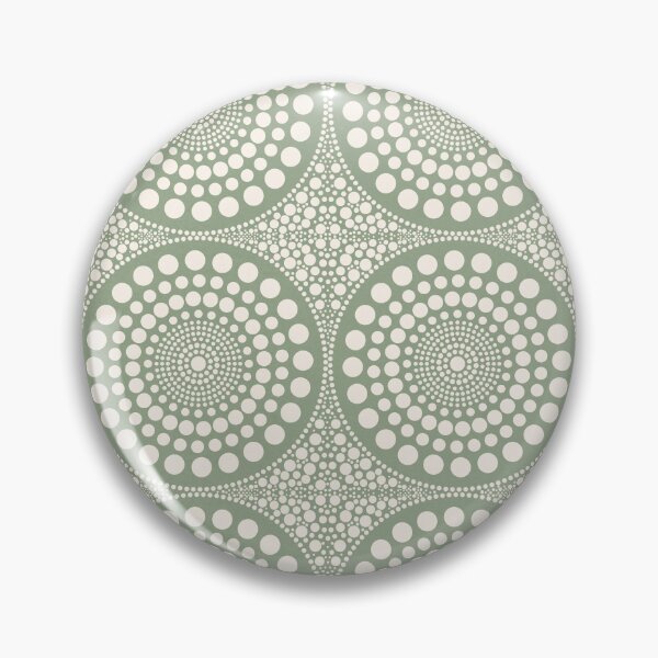Item preview, Sage Green Circles Print, Geometric Pattern designed and sold by technicolorable_art.