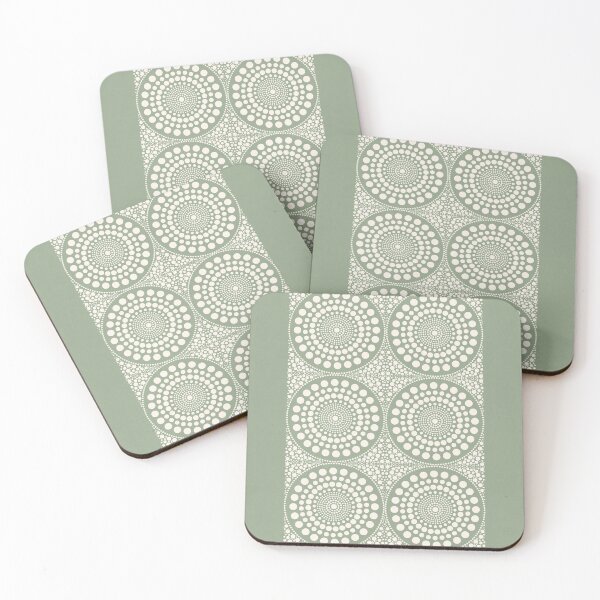 Item preview, Sage Green Circles Print, Geometric Pattern designed and sold by technicolorable_art.