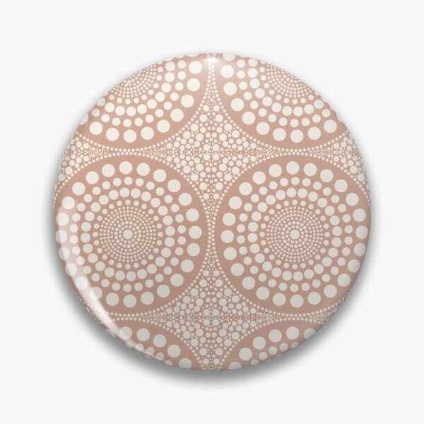 Item preview, White Pink Circles Print, Geometric Pattern designed and sold by technicolorable_art.