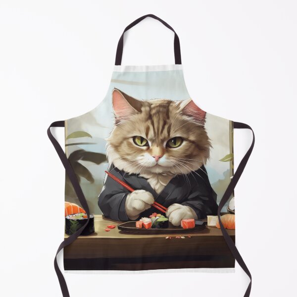 Item preview, Sushi Cat Dining Out designed and sold by ObiWineKenobi47.