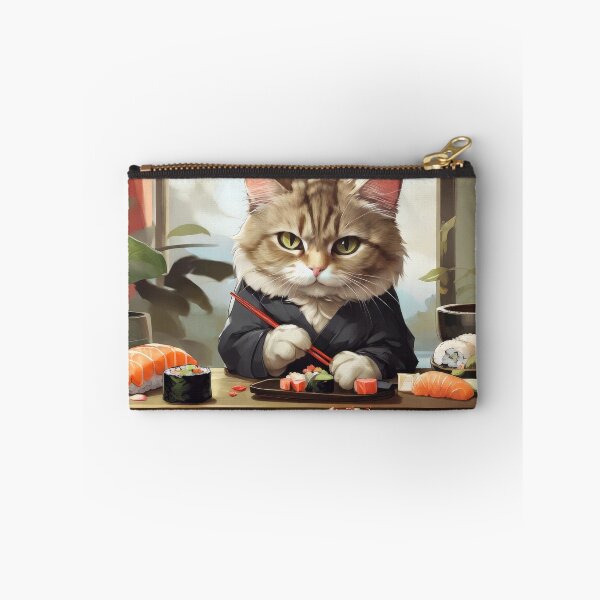 Item preview, Sushi Cat Dining Out designed and sold by ObiWineKenobi47.