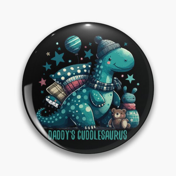 Artikelvorschau, Daddy’s Cuddlesaurus Kuschel-Dinosaurier Geschenk entworfen und verkauft von Pineapple-Tree.