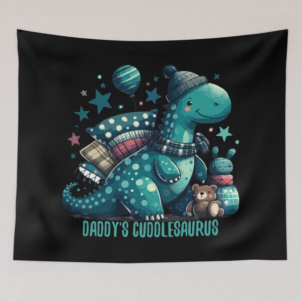 Item preview, Daddy’s Cuddlesaurus cuddly dinosaur gift designed and sold by Pineapple-Tree.