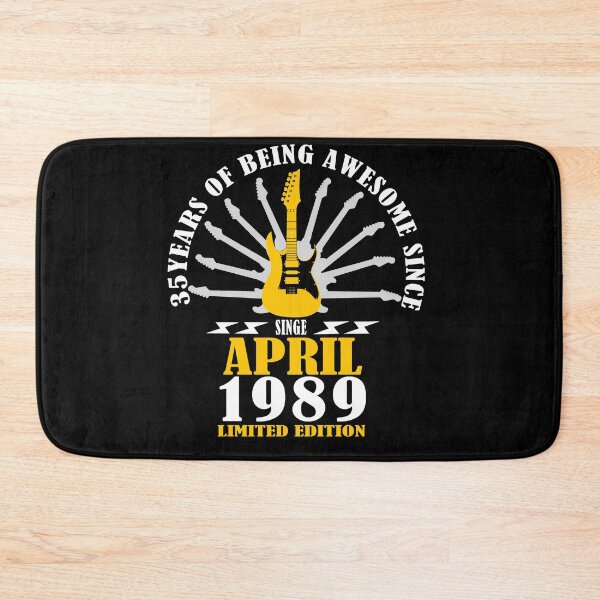Item preview, 35 Geburtstag Retro Vintage Gitarristen Gitarrenliebhaber april  designed and sold by studiopekepeke.