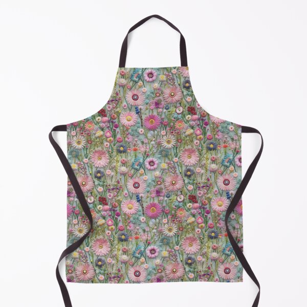 Aperçu de l'œuvre Marguerites et fleurs sauvages brodées créée et vendue par SimoneBalman.