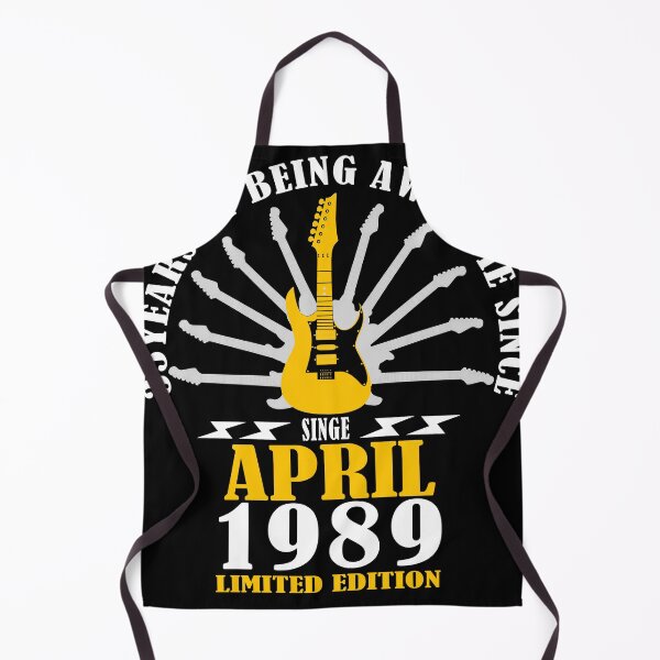 Item preview, 35 Geburtstag Retro Vintage Gitarristen Gitarrenliebhaber april  designed and sold by studiopekepeke.