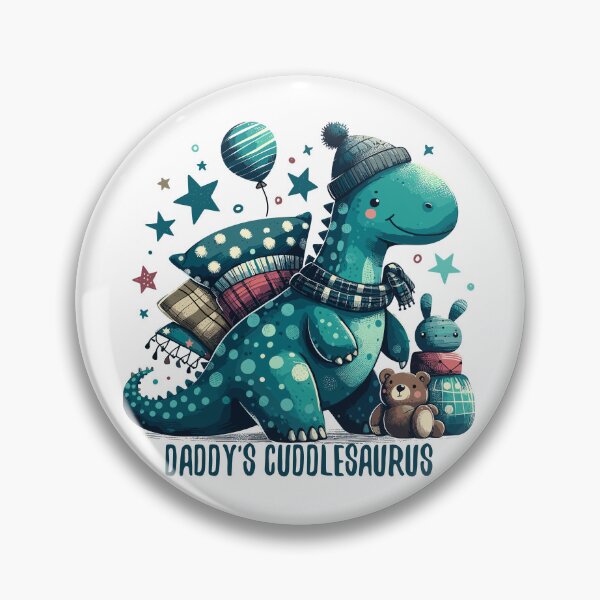 Artikelvorschau, Daddy’s Cuddlesaurus Kuschel-Dinosaurier Geschenk entworfen und verkauft von Pineapple-Tree.