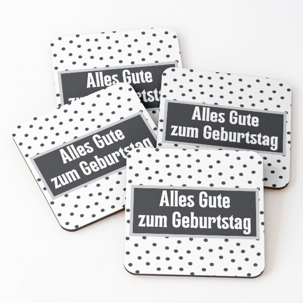 Item preview, Alles Gute zum Geburtstag, happy birthday in German, German birthday designed and sold by Pommallina.