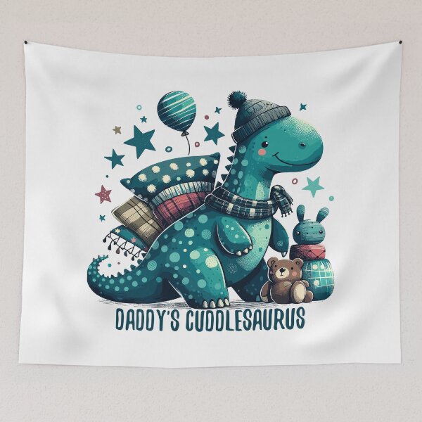 Item preview, Daddy’s Cuddlesaurus cuddly dinosaur gift designed and sold by Pineapple-Tree.