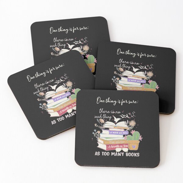 Item preview, One thing is for sure: There is no such thing as too many books. Design with a meaningful saying in English designed and sold by Pflugart.