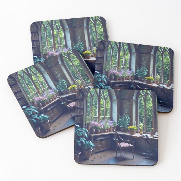 Item preview, Serenity's Embrace: A Garden Library designed and sold by BlareBlare.