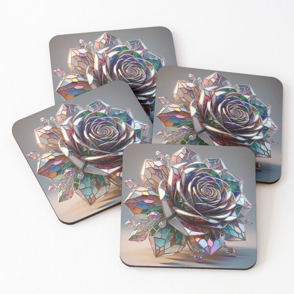Item preview, Geometric Bloom: The Crystal Rose designed and sold by mahajone.