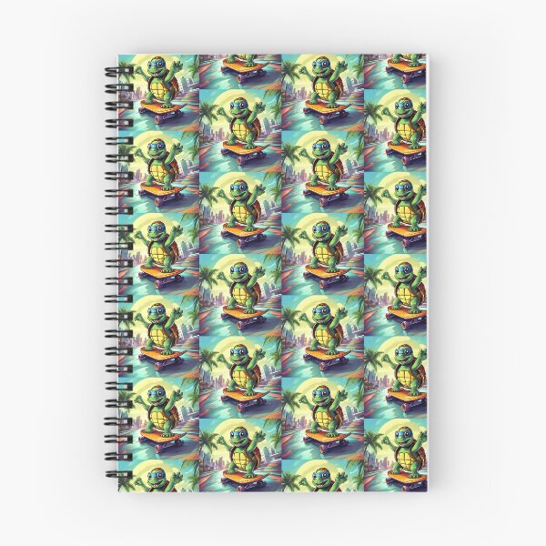 Item preview, TURTLE & SKATBOARD designed and sold by AmazingBackDrop.