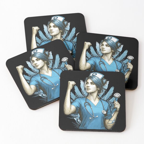 Item preview, Nurse victory pose gift designed and sold by Pineapple-Tree.