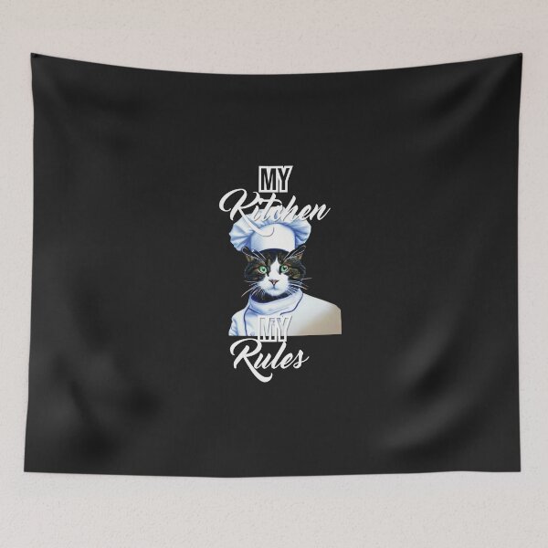 Item preview, cat chef designed and sold by Cutebutfunny.