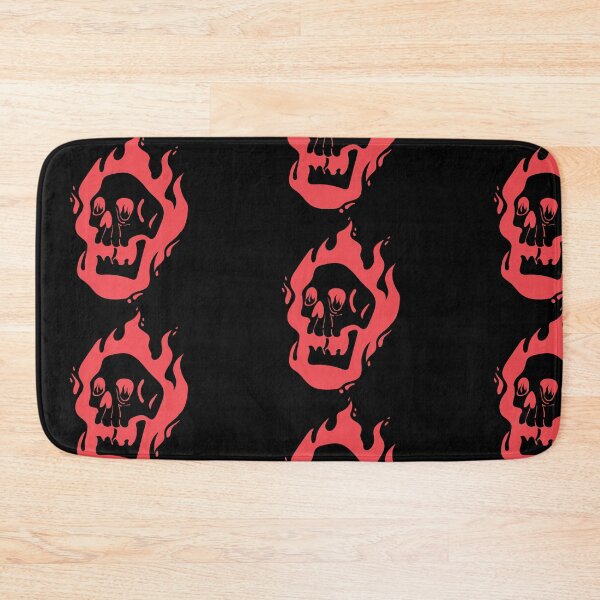 Item preview, Funny Black Skull on Fire designed and sold by IggysArrrt.