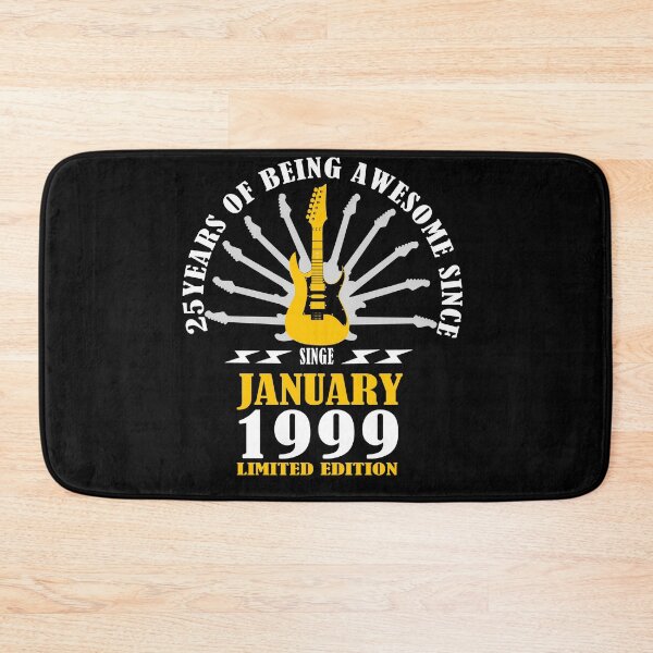 Item preview, 25 Geburtstag Retro Vintage Gitarristen Gitarrenliebhaber JANUARY designed and sold by studiopekepeke.