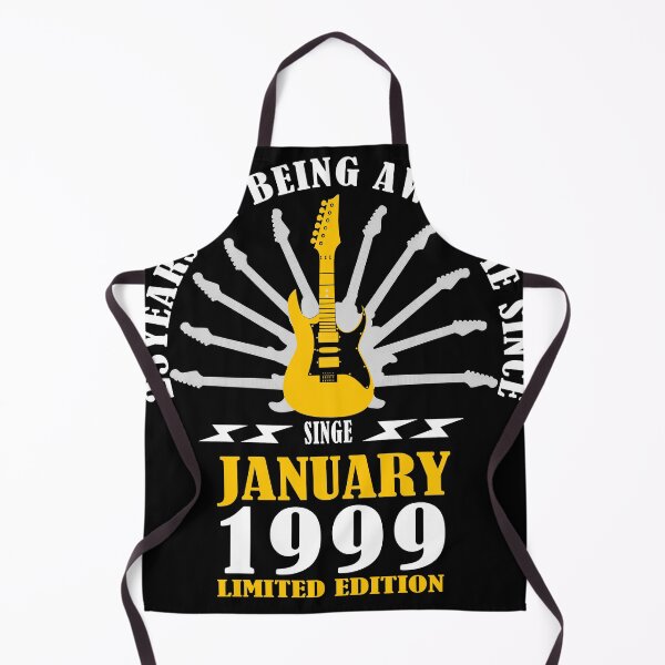 Item preview, 25 Geburtstag Retro Vintage Gitarristen Gitarrenliebhaber JANUARY designed and sold by studiopekepeke.